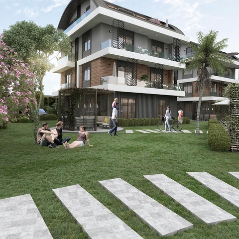 New investment project in the center of Alanya
