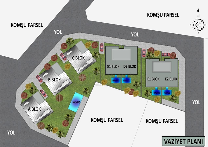 New investment project in the center of Alanya