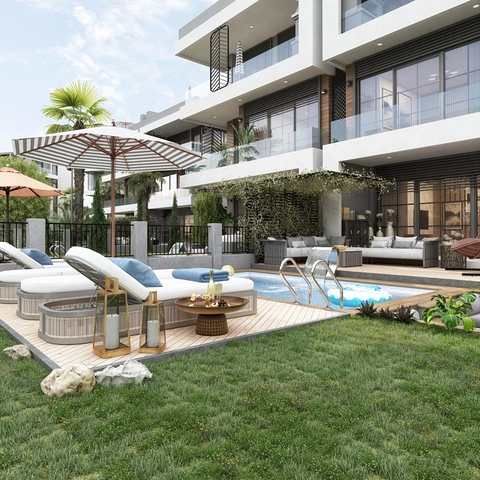 New investment project in the center of Alanya