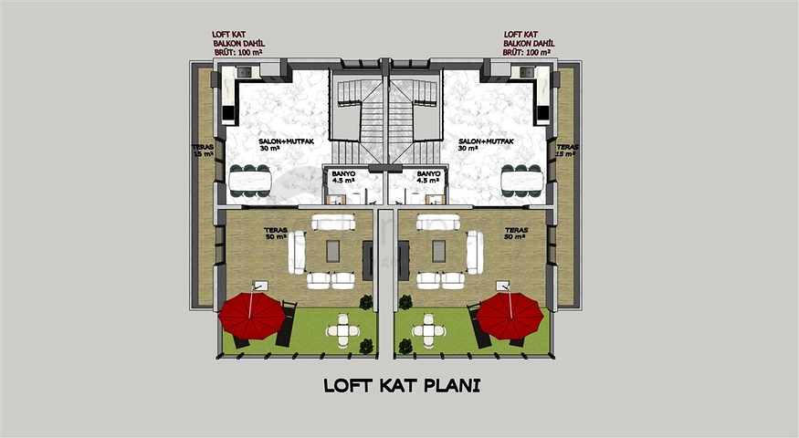 New investment project in the center of Alanya