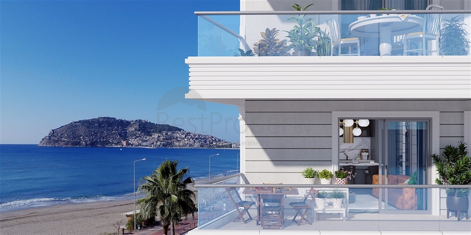 Beach Front property - Under Construction -Alanya Center  