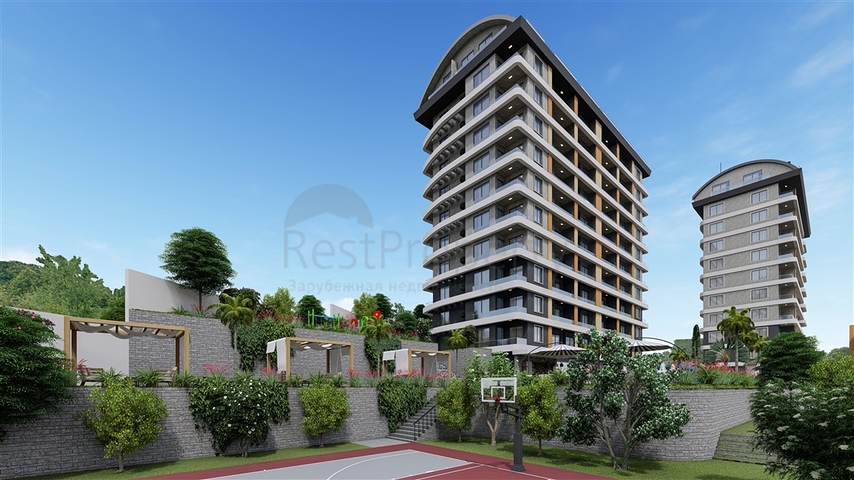 Installment properties in Alanya- Under Construction Project in Avsallar / Alanya 