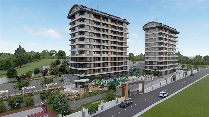 Installment properties in Alanya- Under Construction Project in Avsallar / Alanya 
