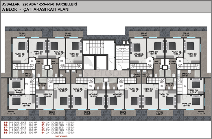 Installment properties in Alanya- Under Construction Project in Avsallar / Alanya 