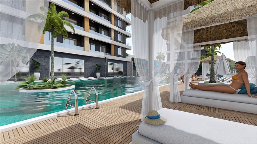 Installment properties in Alanya- Under Construction Project in Avsallar / Alanya 