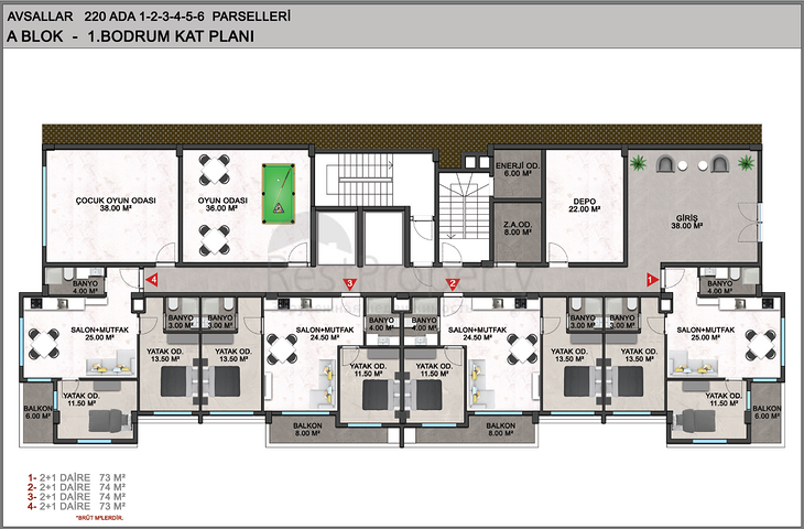 Installment properties in Alanya- Under Construction Project in Avsallar / Alanya 