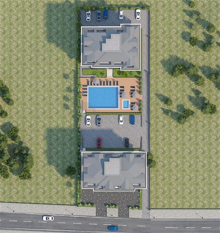 Close to Beach - under Construction Project - In Kargicak / Alanya 