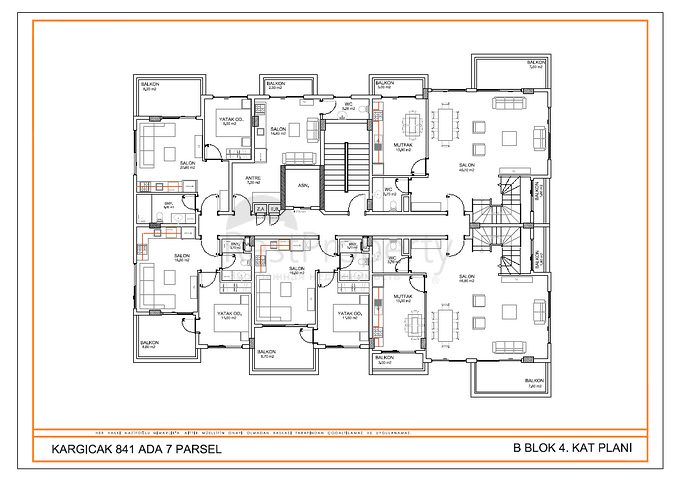 Close to Beach - under Construction Project - In Kargicak / Alanya 