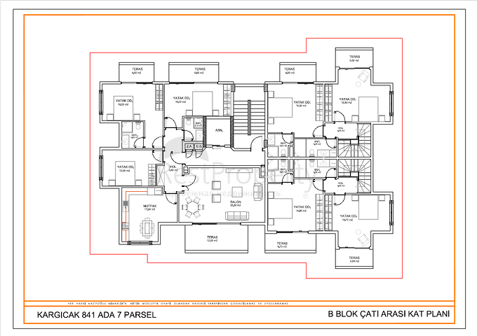 Close to Beach - under Construction Project - In Kargicak / Alanya 