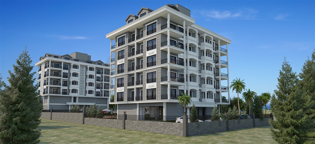 Close to Beach - under Construction Project - In Kargicak / Alanya 