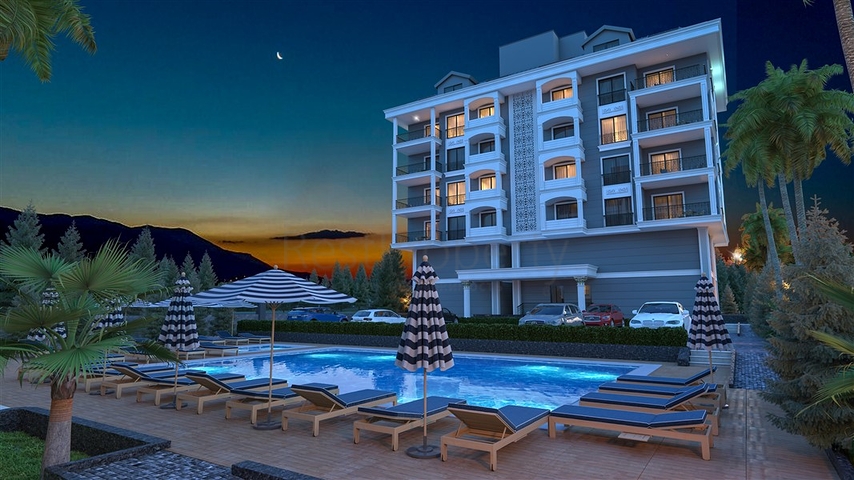 Close to Beach - under Construction Project - In Kargicak / Alanya 