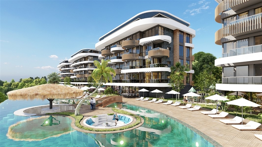 New luxury complex in Kestel district