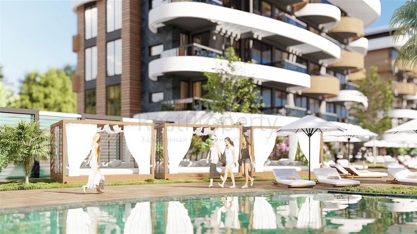 New luxury complex in Kestel district