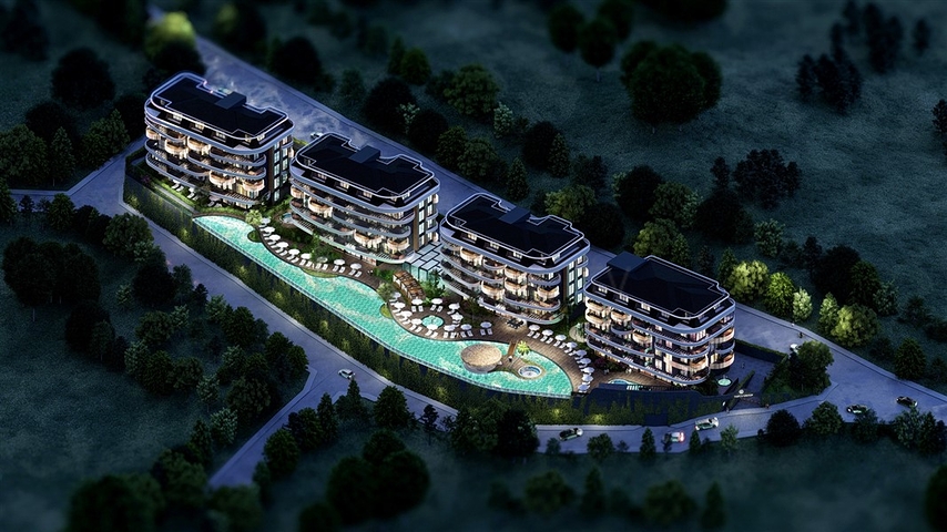 New luxury complex in Kestel district