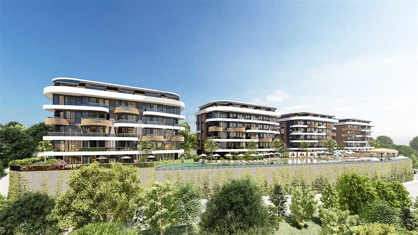New luxury complex in Kestel district