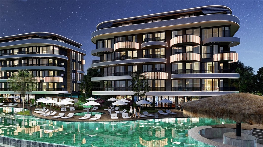 New luxury complex in Kestel district