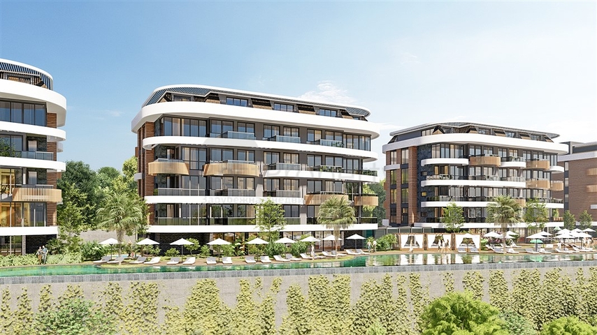 New luxury complex in Kestel district