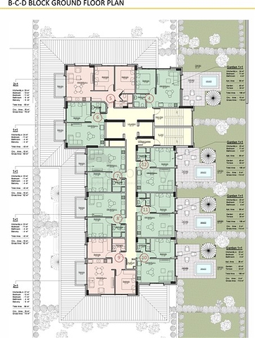 Apartments in a new residential complex