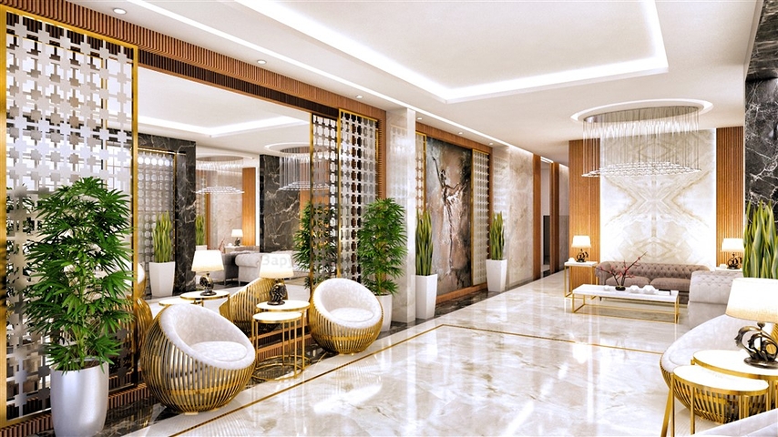 Apartments in a new residential complex