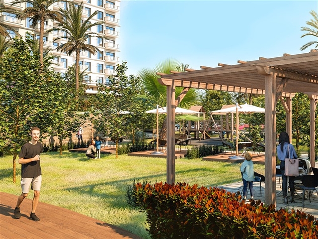 Apartments in a new residential complex