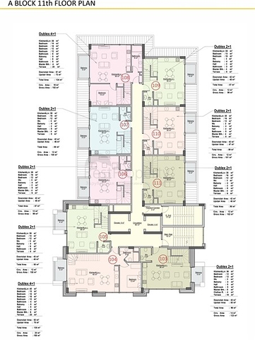 Apartments in a new residential complex
