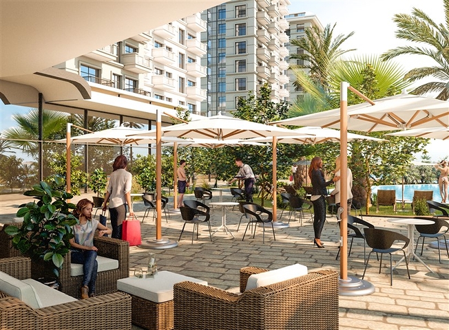 Apartments in a new residential complex