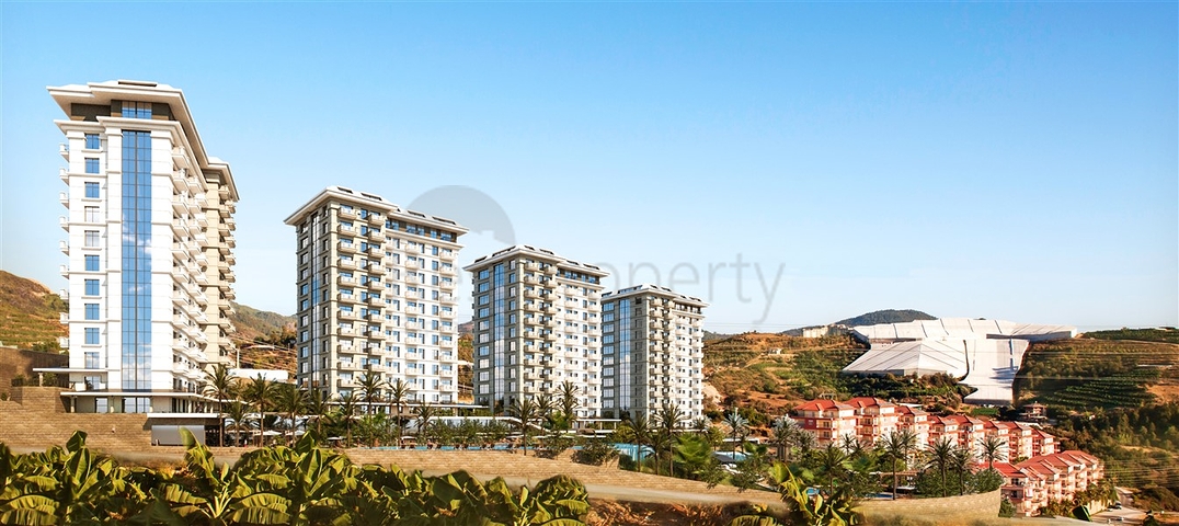 Apartments in a new residential complex