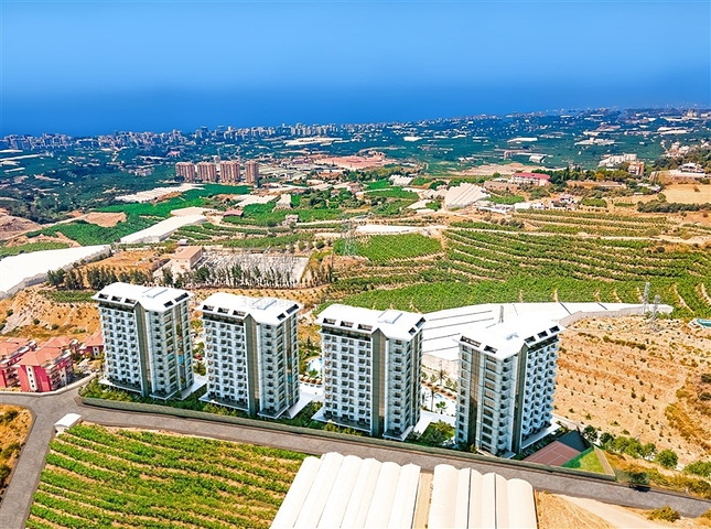 Apartments in a new residential complex