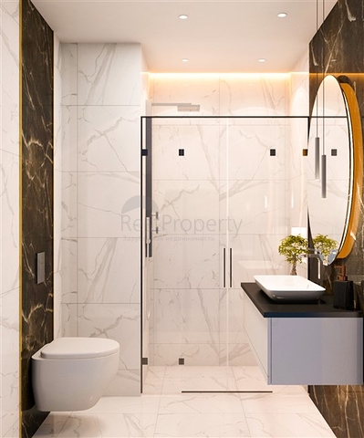 Apartments in a new residential complex