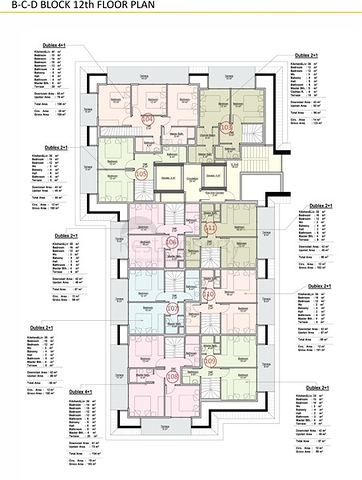 Apartments in a new residential complex