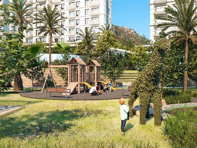 Apartments in a new residential complex