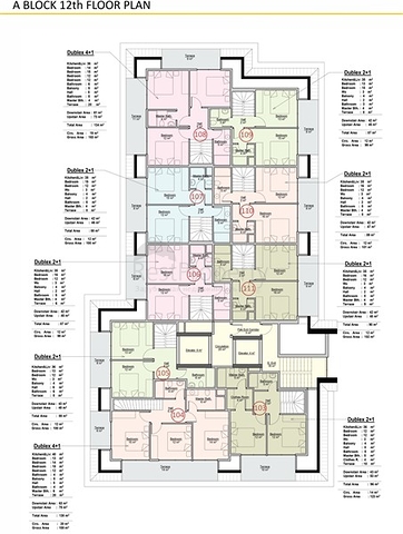 Apartments in a new residential complex