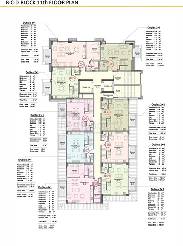Apartments in a new residential complex