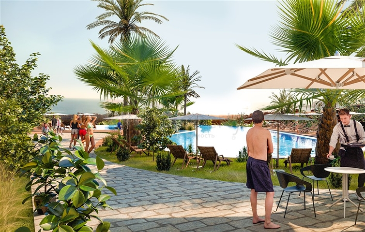 Apartments in a new residential complex