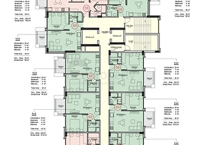 Apartments in a new residential complex