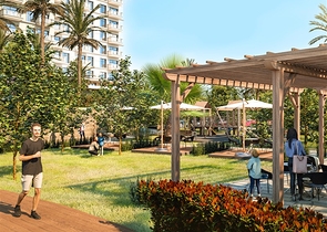 Apartments in a new residential complex