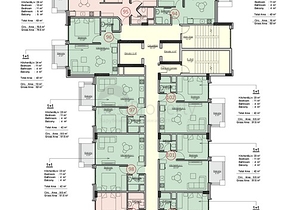 Apartments in a new residential complex