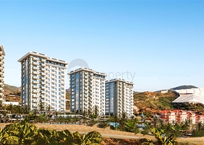 Apartments in a new residential complex
