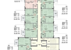 Apartments in a new residential complex