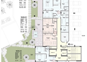 Apartments in a new residential complex