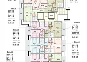 Apartments in a new residential complex