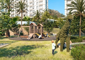 Apartments in a new residential complex