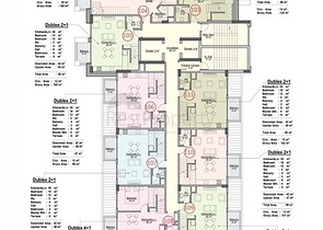 Apartments in a new residential complex
