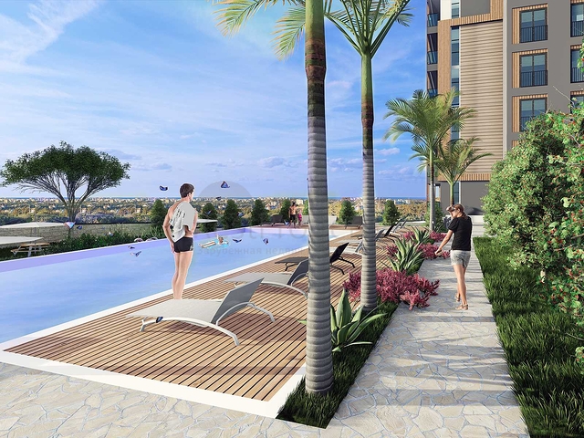 Apartments in a new complex in Avsallar