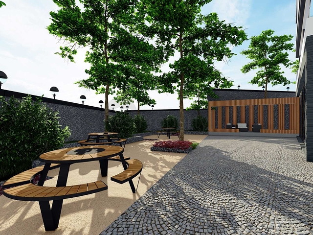 Apartments in a new complex in Avsallar