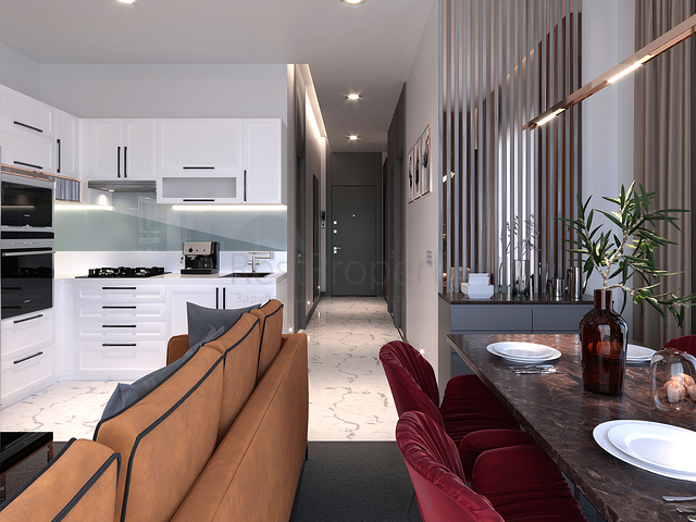 Apartments in a new complex in Avsallar