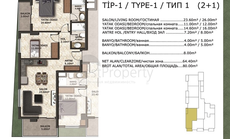A new investment project in the Mahmutlar region