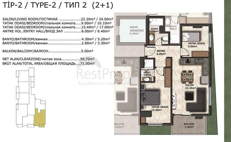 A new investment project in the Mahmutlar region