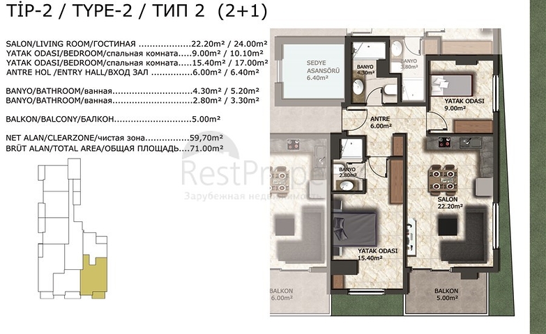 A new investment project in the Mahmutlar region