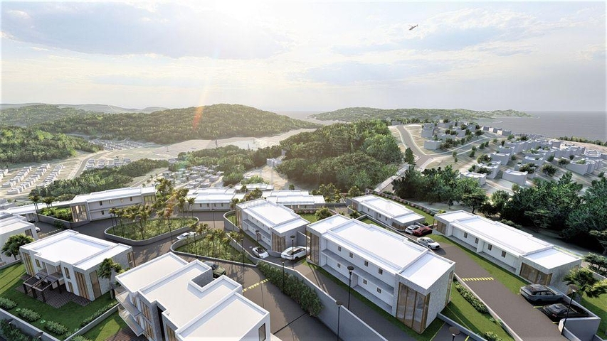 Eco-friendly villa complex with sea and forest views!